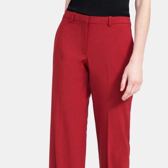 Theory Pants - 𝅺THEORY Demitria 2 office pants size 8 color crimson melange